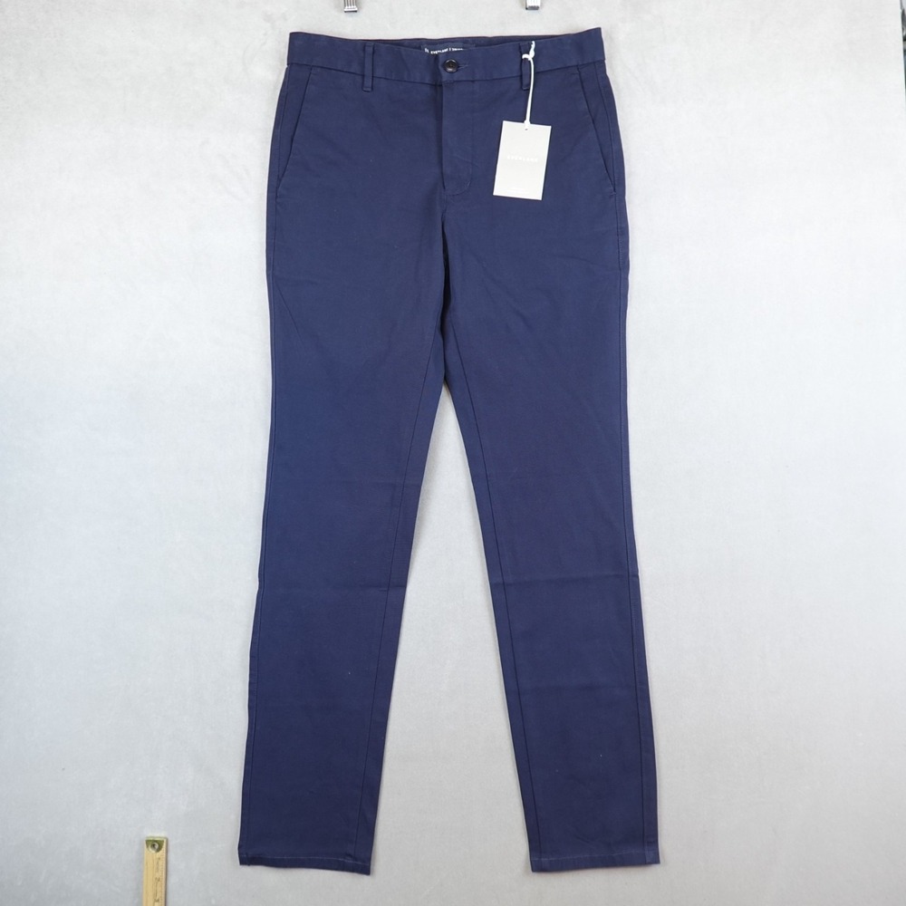 NWT Everlane Performance Chino Mens Slim Navy Pants Size 31x33 Uniform